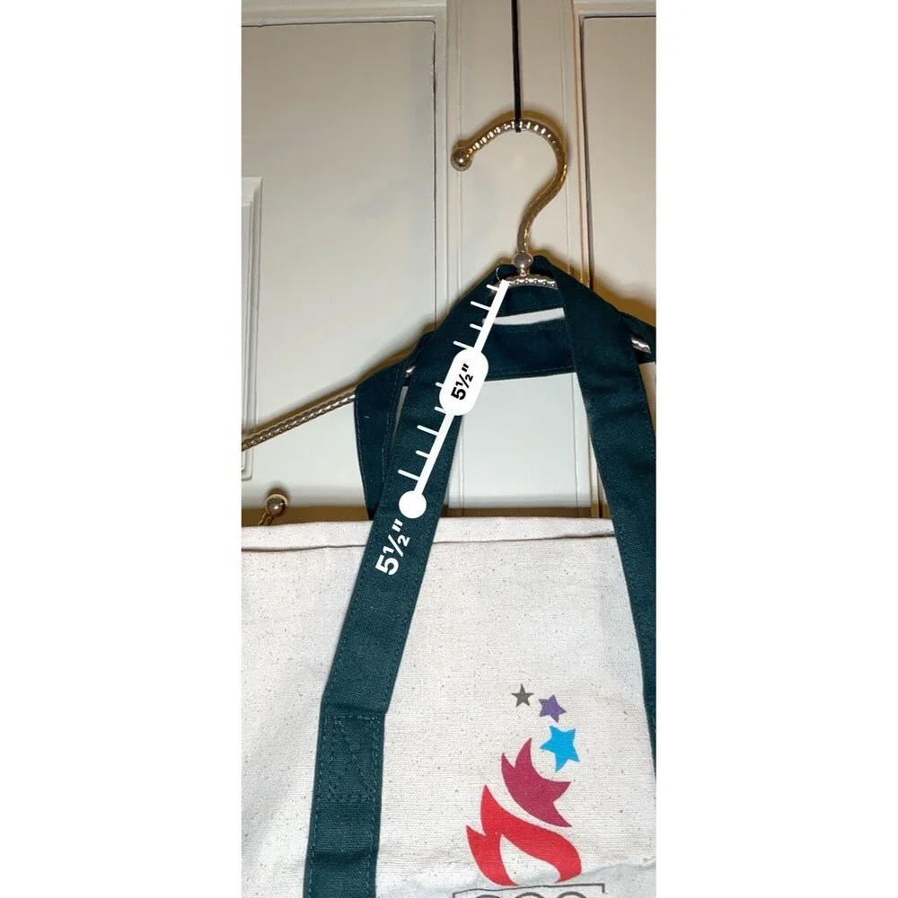 Vintage 1996 Atlanta Centennial Olympic Canvas Tote Bag Green GUC Clean